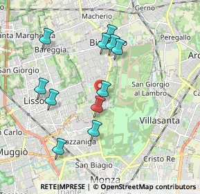 Mappa Via G. Leopardi, 20854 Vedano Al Lambro MB, Italia (1.80545)