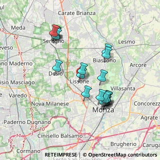 Mappa Vicolo Palazzine, 20851 Lissone MB, Italia (3.5065)