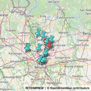 Mappa Vicolo Palazzine, 20851 Lissone MB, Italia (9.015)