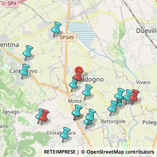 Mappa Via Cantarana, 36030 Caldogno VI, Italia (2.52167)