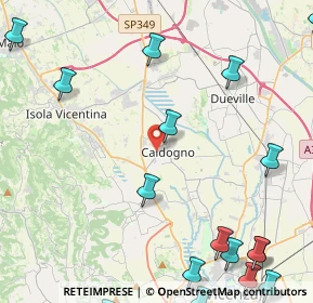 Mappa Via Cantarana, 36030 Caldogno VI, Italia (6.60882)