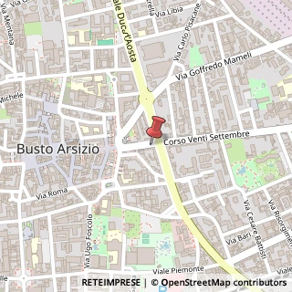 Mappa Corso XX Settembre, 8, 21052 Busto Arsizio, Varese (Lombardia)