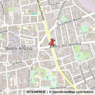 Mappa Viale Luigi Cadorna, 2, 21052 Busto Arsizio, Varese (Lombardia)