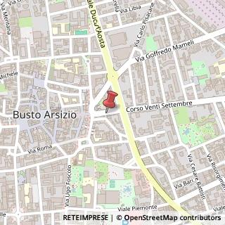 Mappa Corso XX Settembre, 2/a, 21052 Busto Arsizio, Varese (Lombardia)