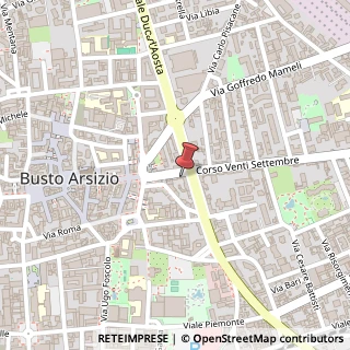 Mappa Corso XX Settembre, 8, 21052 Busto Arsizio, Varese (Lombardia)