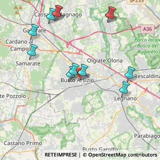 Mappa Via C. Cattaneo, 21052 Busto Arsizio VA, Italia (4.89833)