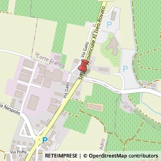 Mappa 25040 Fornaci Quattrovie BS, Italia, 25040 Corte Franca, Brescia (Lombardia)