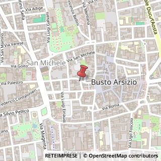 Mappa Via XXII Marzo, 5, 21052 Busto Arsizio, Varese (Lombardia)
