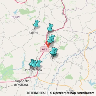 Mappa Strada Statale 188 Centro Occidentale Sicula, 91029 Santa Ninfa TP, Italia (6.58333)