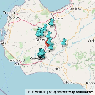 Mappa Strada Statale 188 Centro Occidentale Sicula, 91029 Santa Ninfa TP, Italia (10.25188)
