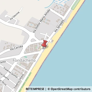 Mappa Via Spiaggia, 142, 95016 Fiumefreddo di Sicilia, Catania (Sicilia)