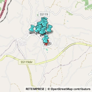 Mappa Via A. Gagini, 91029 Santa Ninfa TP, Italia (0.7595)