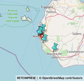 Mappa Contrada Bernardo, 91025 Marsala TP, Italia (17.52714)