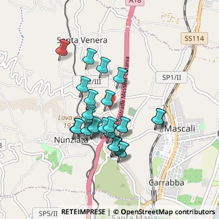 Mappa Via Savochelli, 95016 Mascali CT, Italia (0.83571)