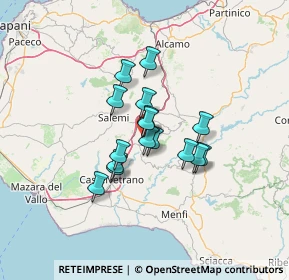 Mappa Via Socrate, 91029 Santa Ninfa TP, Italia (10.16938)