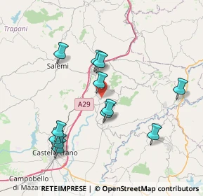 Mappa Via Socrate, 91029 Santa Ninfa TP, Italia (8.49333)