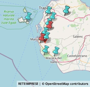 Mappa Contrada Villa Petrosa, 91025 Marsala TP, Italia (12.94143)