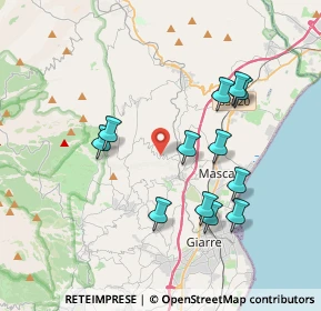 Mappa Via Scorciavacca Montarsi, 95016 Mascali CT, Italia (4.01583)