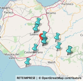 Mappa 91029 Santa Ninfa TP, Italia (12.98833)
