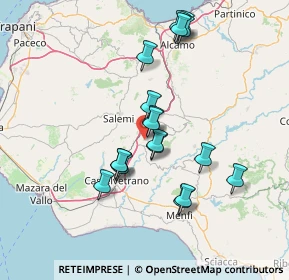 Mappa 91029 Santa Ninfa TP, Italia (14.81389)