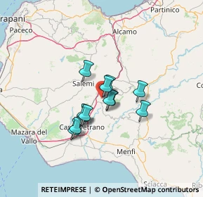 Mappa 91029 Santa Ninfa TP, Italia (9.8675)