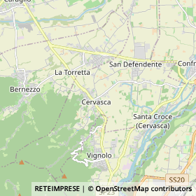 Mappa Cervasca