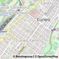 Mapa Cuneo