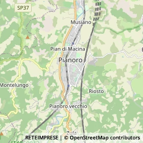 Mappa Pianoro