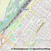 Mapa Cuneo