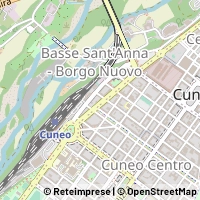 Mapa Cuneo