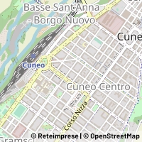 Mapa Cuneo
