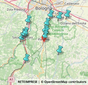 Mappa Via Morandi, 40065 Pianoro BO, Italia (6.93143)