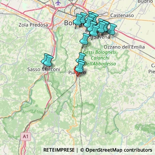 Mappa Via Morandi, 40065 Pianoro BO, Italia (8.6755)