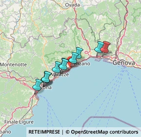 Mappa Via San Lorenzo, 16016 Cogoleto GE, Italia (10.31909)