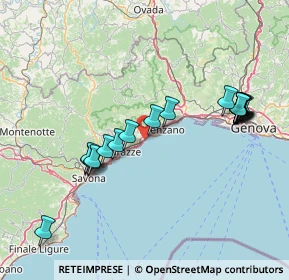 Mappa Via San Lorenzo, 16016 Cogoleto GE, Italia (15.83105)