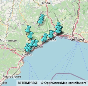 Mappa Via San Lorenzo, 16016 Cogoleto GE, Italia (9.765)