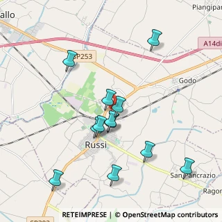 Mappa Via Caduti sul Lavoro, 48026 Russi RA, Italia (1.93667)