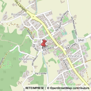Mappa Via Mortesino, 1, 12010 Cervasca, Cuneo (Piemonte)