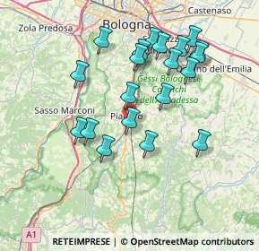 Mappa Via Francesco Petrarca, 40065 Pianoro BO, Italia (7.279)