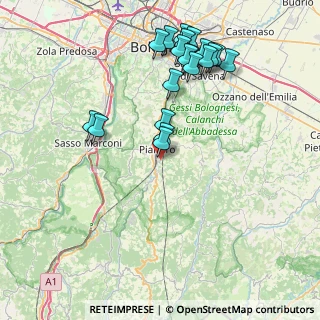 Mappa Via Francesco Petrarca, 40065 Pianoro BO, Italia (8.655)
