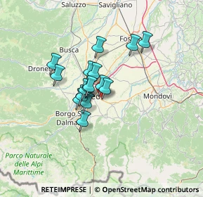 Mappa Via Furia, 12100 Cuneo CN, Italia (9.09188)
