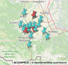 Mappa Via Aurelio Verra, 12100 Cuneo CN, Italia (9.52944)