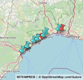 Mappa Via Don Lorenzo Milani, 16016 Cogoleto GE, Italia (10.33909)