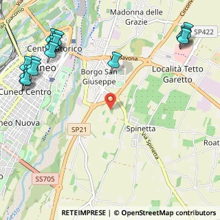 Mappa Via Tetto Perduto, 12100 Cuneo CN, Italia (1.67235)