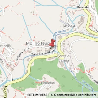 Mappa Via Molino Nuovo,  1, 16030 Avegno, Genova (Liguria)