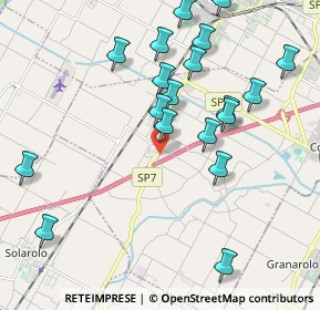 Mappa Via Vecchia Corriera, 48032 Barbiano RA, Italia (2.2885)