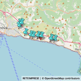 Mappa Via Eros da Ros, 16167 Genova GE, Italia (2.72833)
