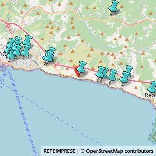 Mappa Via Eros da Ros, 16167 Genova GE, Italia (5.7445)