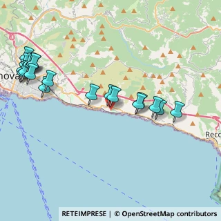 Mappa Via Eros da Ros, 16167 Genova GE, Italia (5.0955)