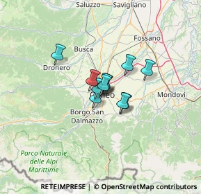 Mappa Via Rosa Ettore, 12100 Cuneo CN, Italia (6.40545)